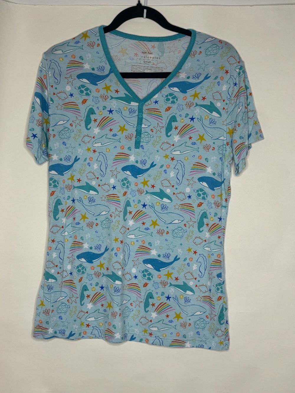 Little Sleepies Ocean Pals PJ Short Top Set
